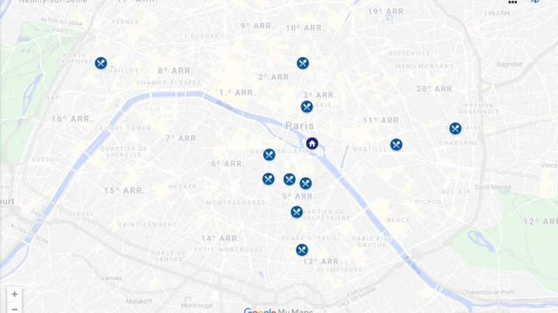 Faça um tour virtual pelos bares e cafés preferidos de Célio em Paris